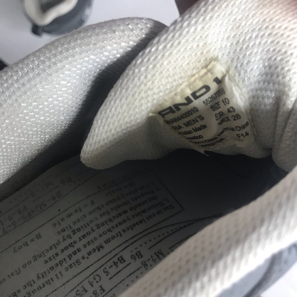 And 1 men’s shoes size 10 black color - Picture 6 of 8